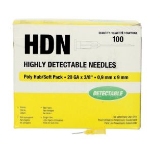 Igły HDN 0,9 x 9 mm (20G x 3/8) luer lock, 100 szt.