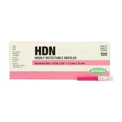 Obrazek Igły HDN 1,3 x 16 mm (18G x 5/8) luer lock, 100 szt.