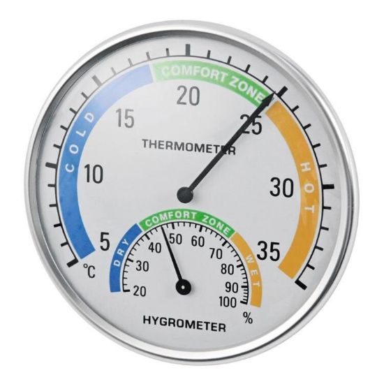 Obrazek Termometr z higrometrem, analogowy